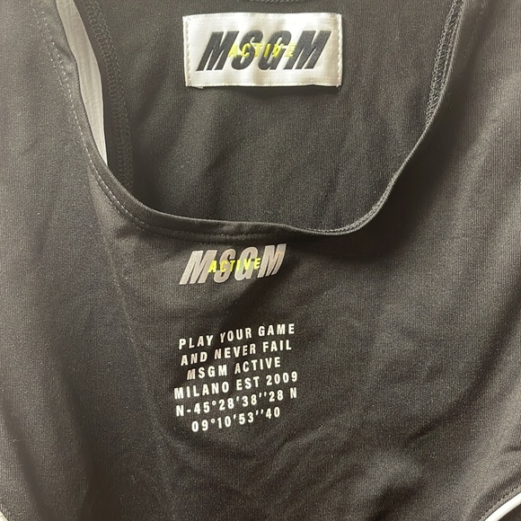 Women’s MSGM ACTIVE TANK SIZE LARGE - Picture 3 of 4